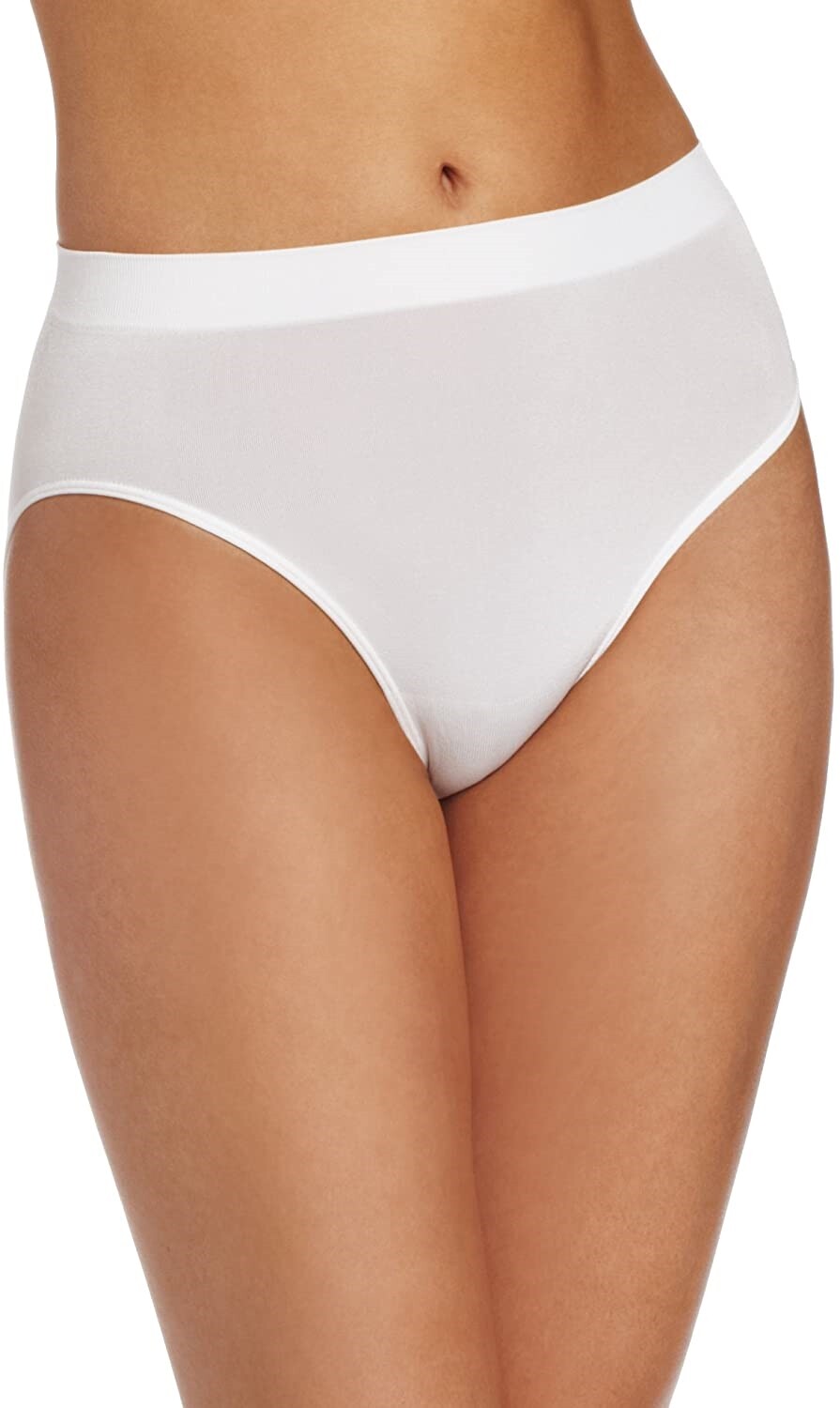 Wacoal Women’s 246589 White B-Smooth High-Cut Panty Underwear Size S