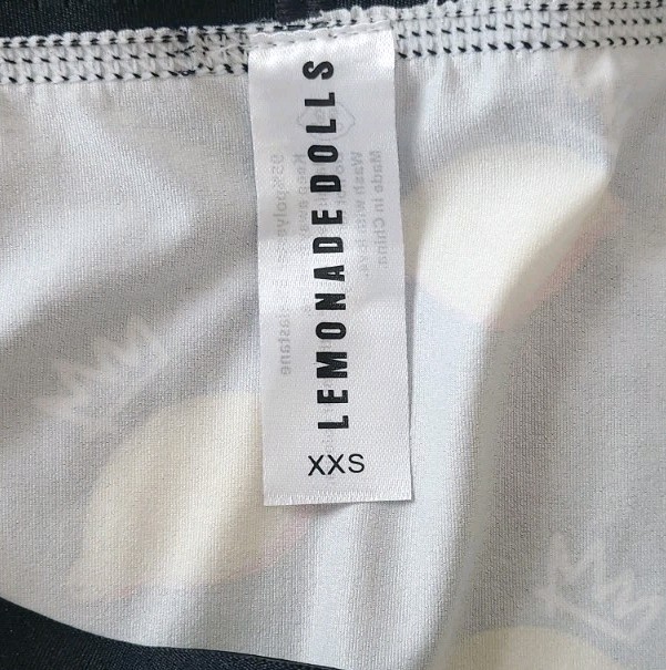 BNWOT Lemonade Dolls Size XXS Lemonade Print Silky Briefs