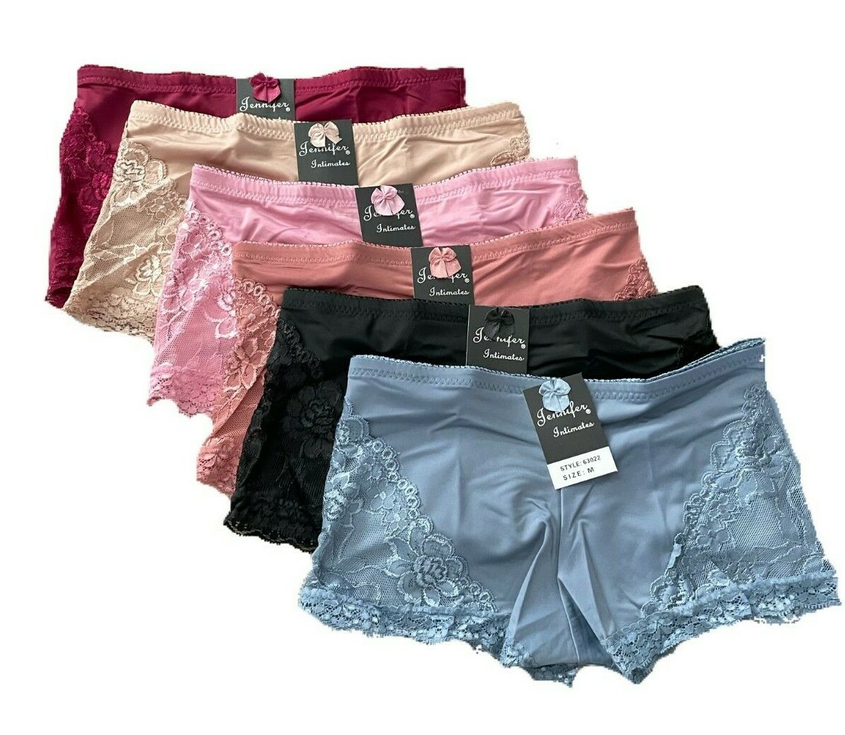 3-6 Pack Boyshort Panties Women’s Comfy Underwear SHORTS SHORTIES Sexy 22 S-XL