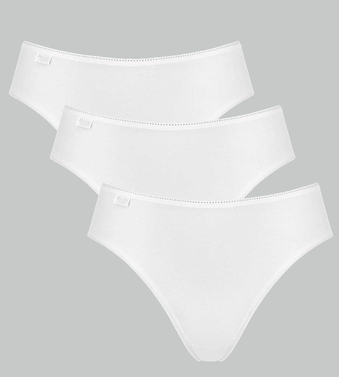 Sloggi 24/7 White Microfibre Tai Knickers Pack of 3