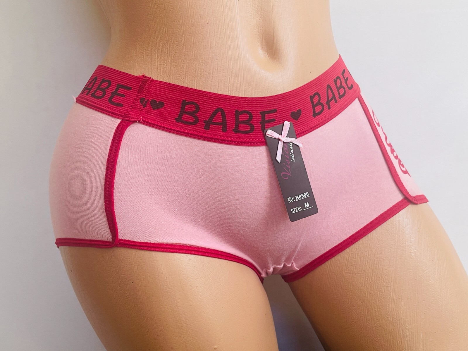 Lot 3-12 Boyshort Sport boxers Ultra Lowrise Panties short 95% Cotton 8500 S-XL