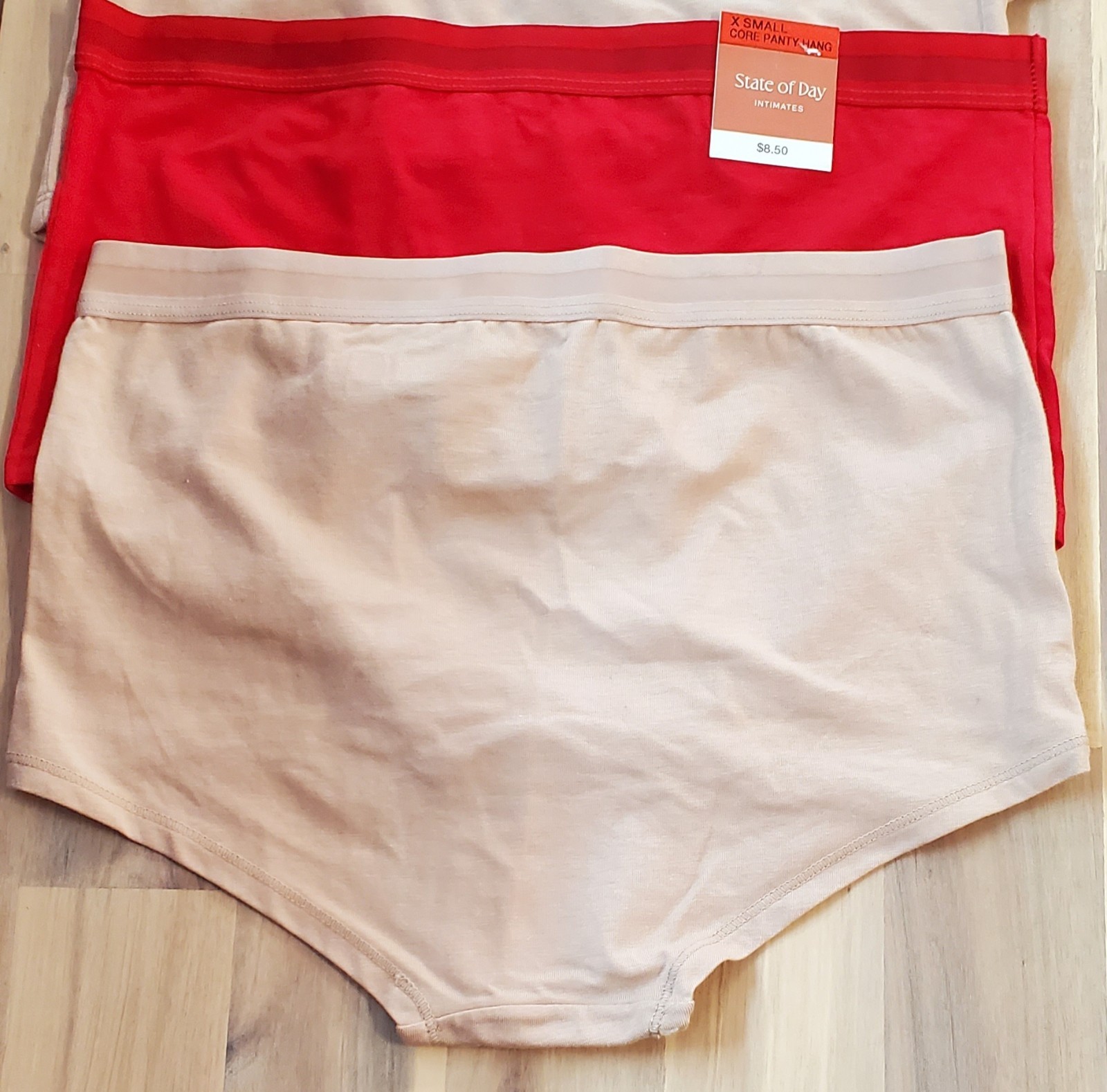 Women’s Lot of 4 Cotton/Modal Brief Panties -State of Day- Size XSmall