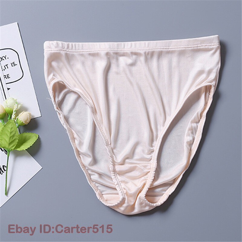 2pc Women Knitted Briefs Mulberry Silk Underwear Real Silk Lady Panties