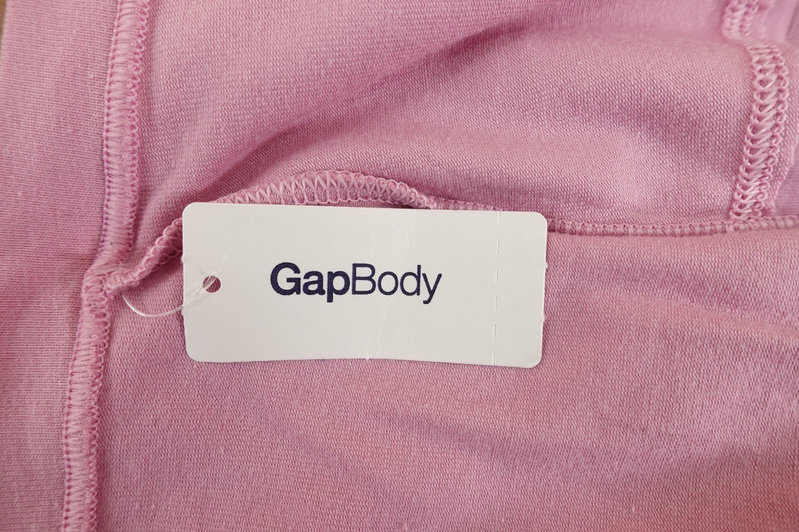 Gap Body Womens Large Pink Organic Stretch Cotton High Rise Bikini Panty NWT