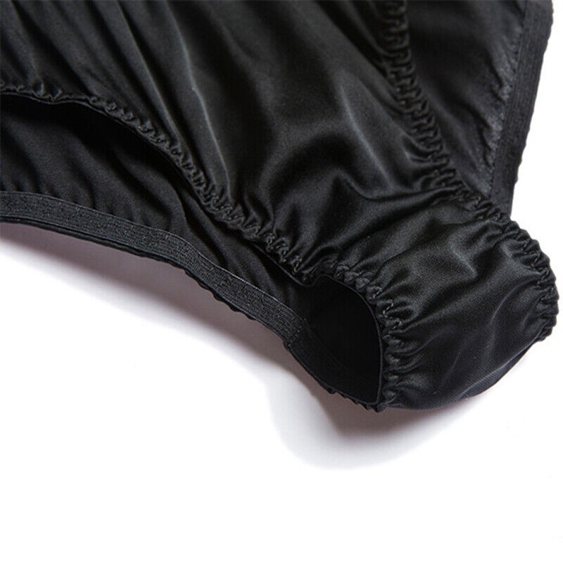 Women’s Silk Sexy Satin Knickers Panties Briefs Low Waist Lingerie Underwear S-L