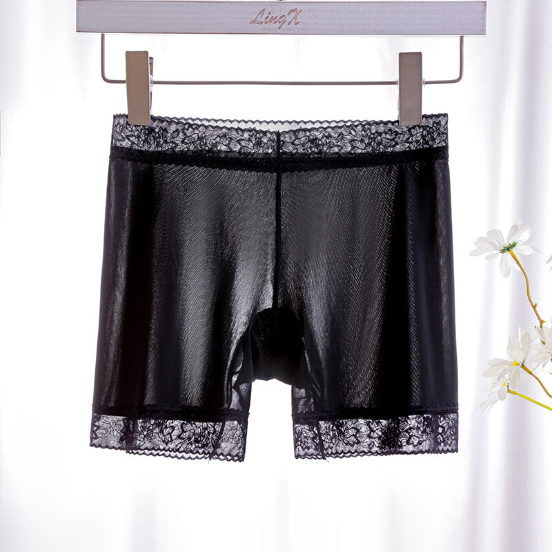 3 Pair Underwear Women Pants High Waist Underwear Ultra-thin Anti-light Leggings