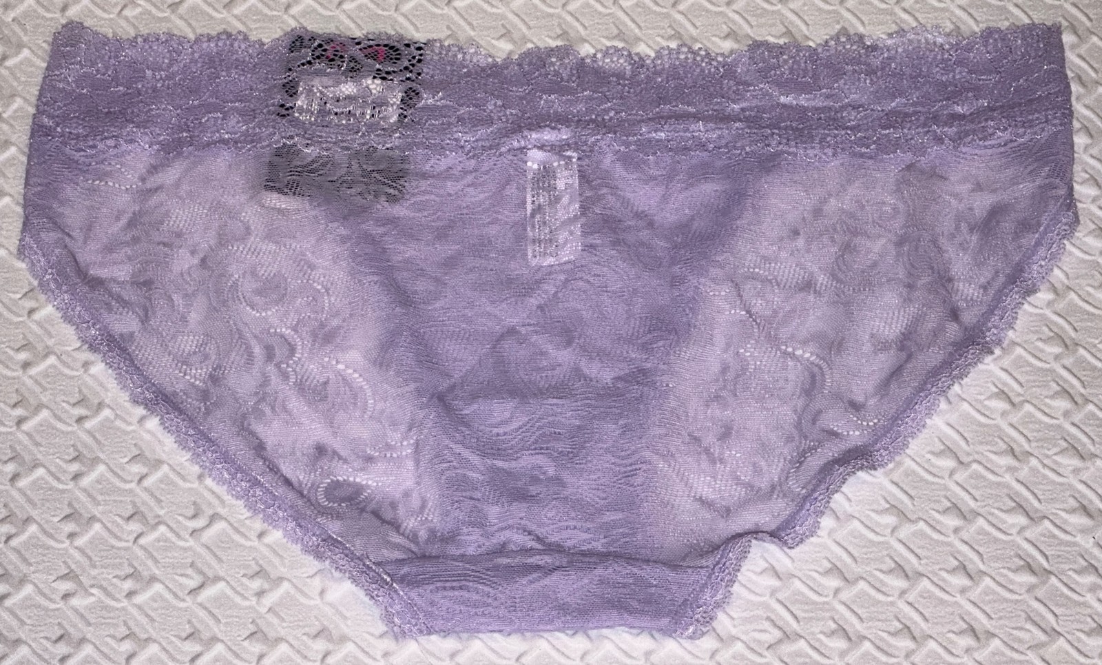 MAIDENFORM Luxurious Stretch Lace Urban Lilac V Waist Bikini Panty Womens Sz L 7