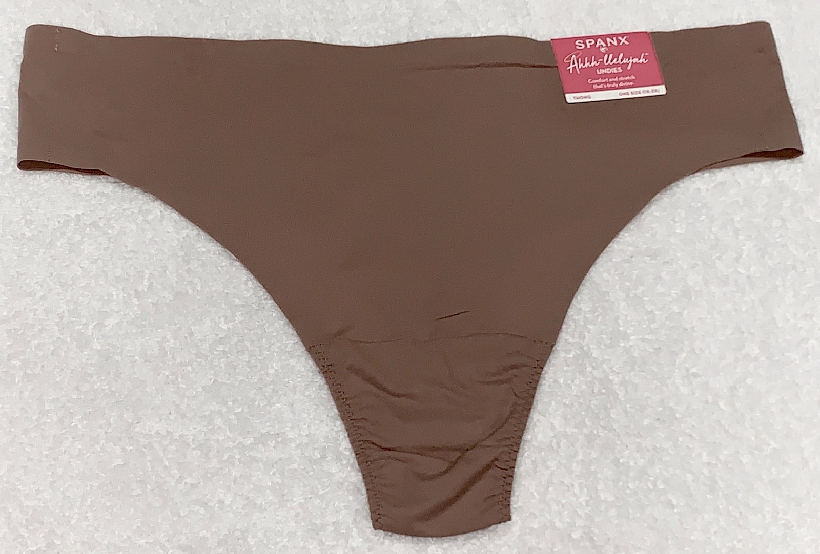 SPANX Ahhh-llelujah Fit To You Cafe Au Lait Thong Panty Womens One Size 1X – 3X