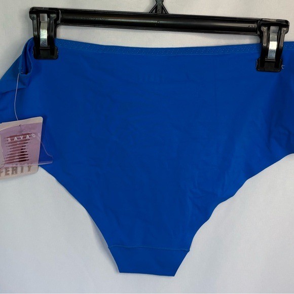 Savage X Fenty Royal Blue Seamless Underwear Panty 1X NWT