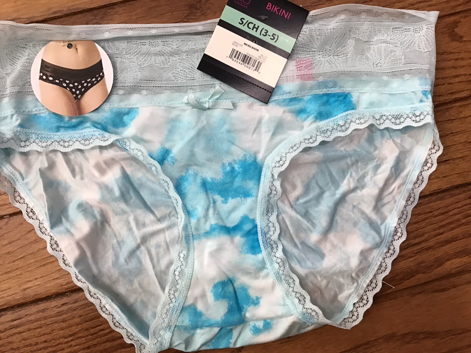 New NOBO No Boundaries 5-Pack Bikini Panties Size Small (C5-14)