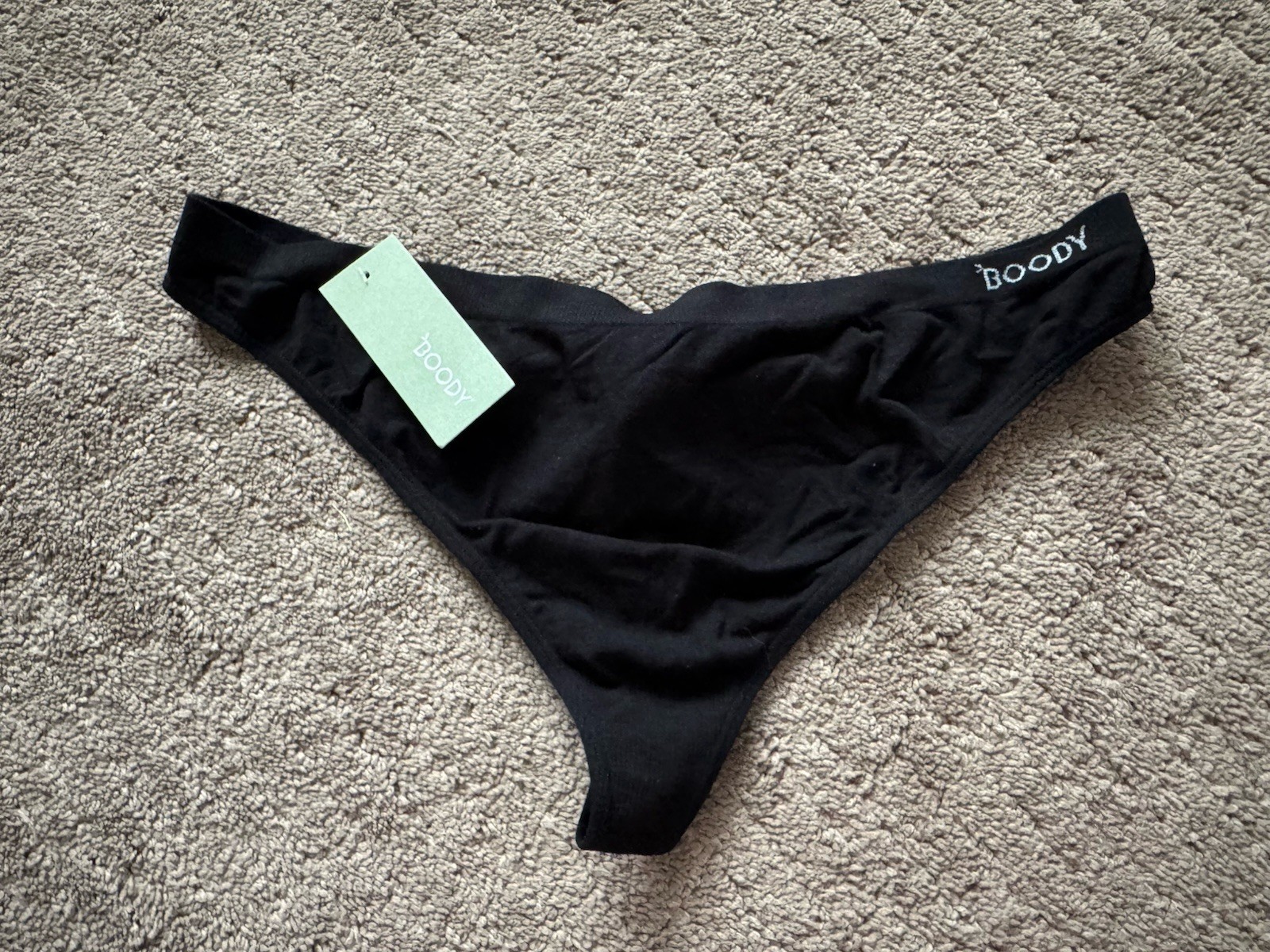 BOODY Women’s G-String Black Size XL