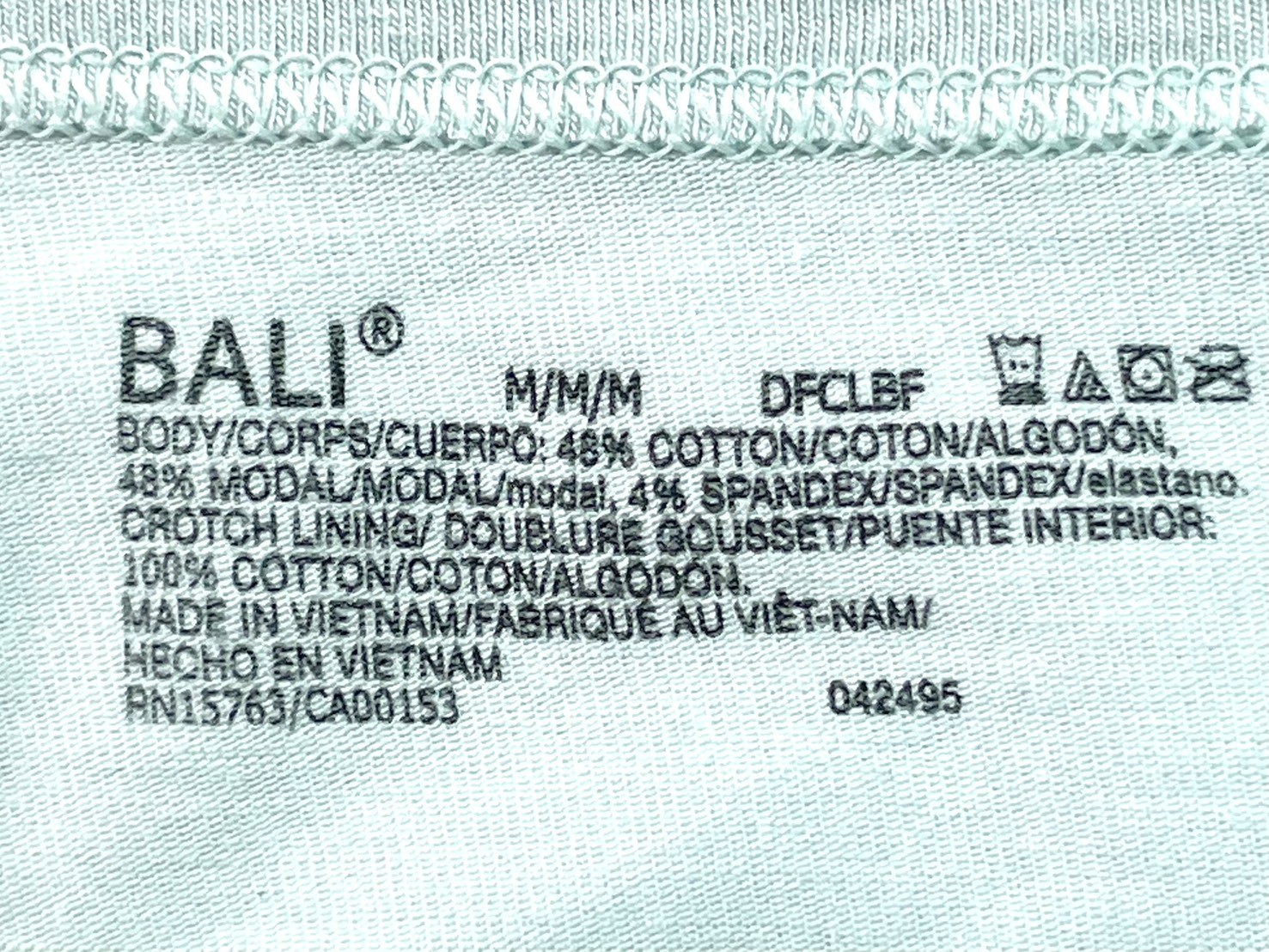 NWT Bali Women M/6 Breathe Lace High-Rise Brief Underwear DFCLBF Green