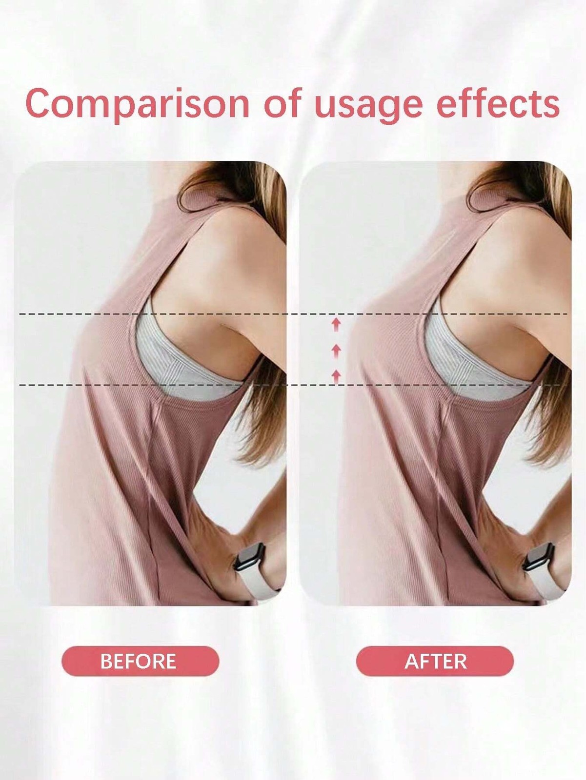2pcs/set invisible silicone bra lift in skin tone for perfect support cheap24