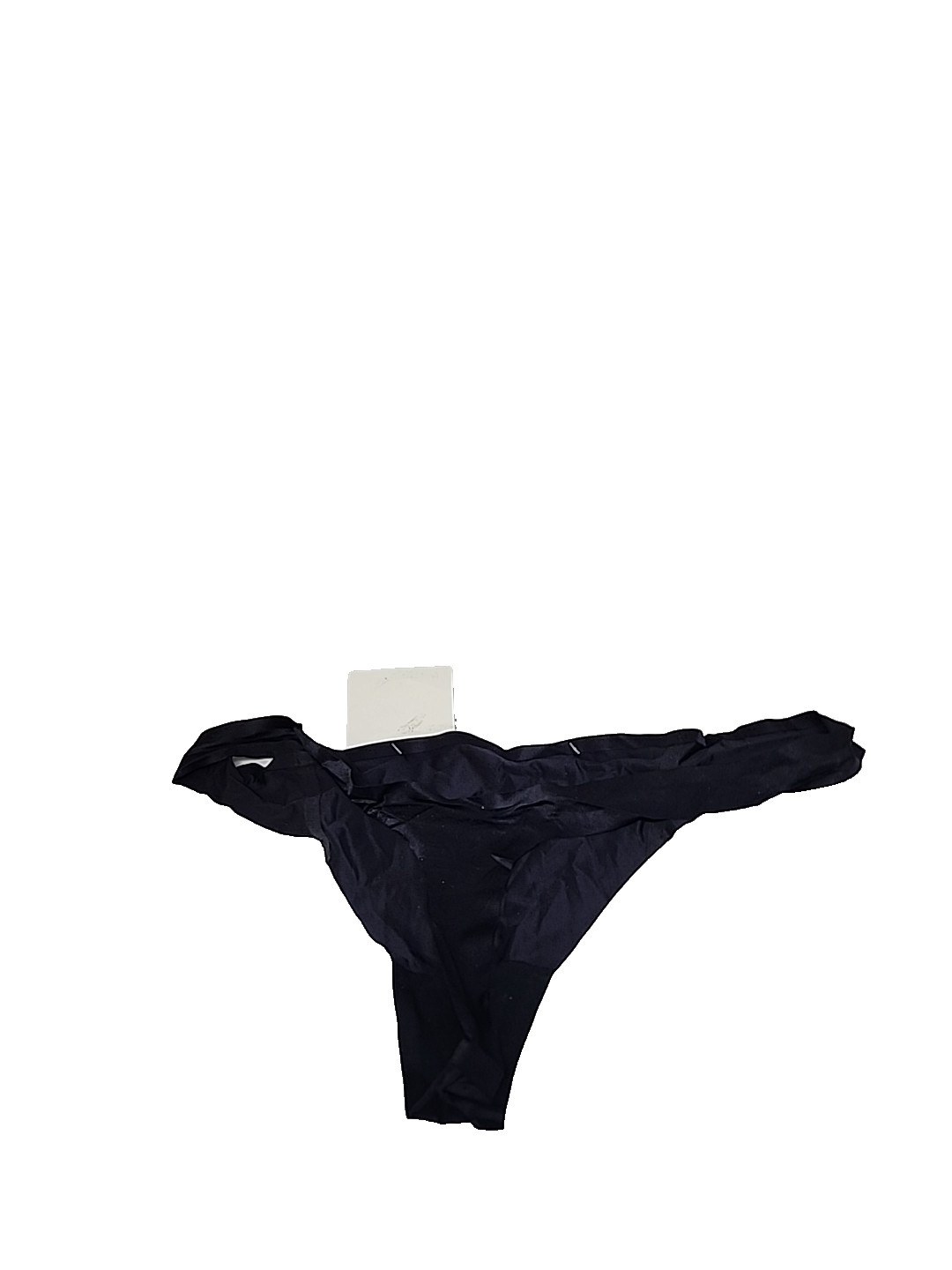 Vanity Fair Women’s Thong Panties 18241 Black Size 8/XLNew!!!
