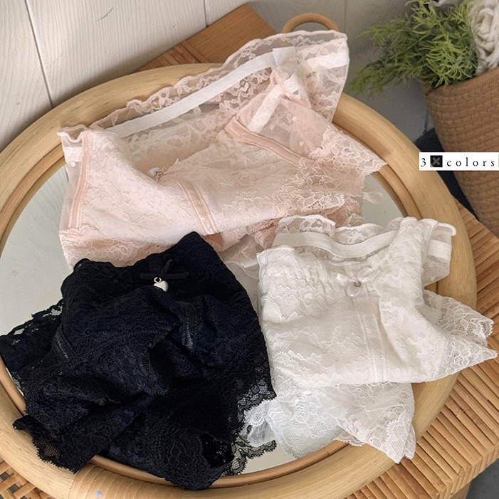 3 Pack Lot Sexy Ladies Womens See Through Lace Panties Underwear Sheer Lingeries