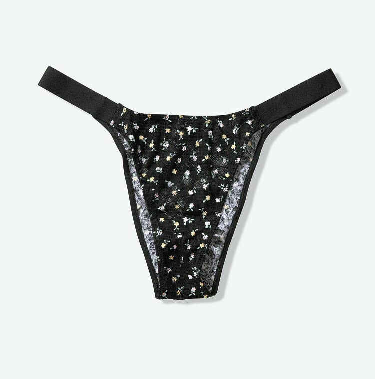 Victorias Secret LACE Floral BRAZILIAN Panty Pantie SEXY Cheekster NWT Itsy PINK