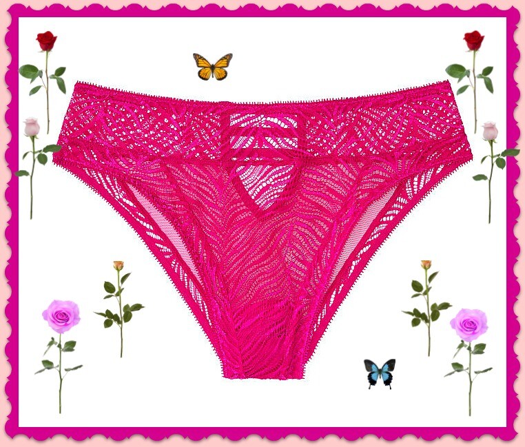 $35 BERRY L Victoria’s Secret LUXE LINGERIE High-Rise Zebra Lace Brazilian Panty