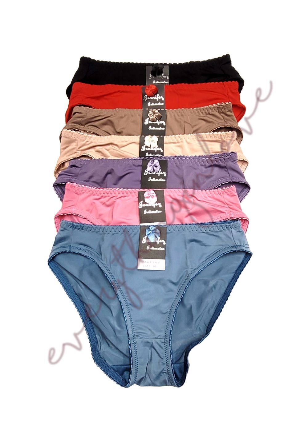 Women High Cut Microfiber Light Tummy Control Full Seat Coverage Bikini panties