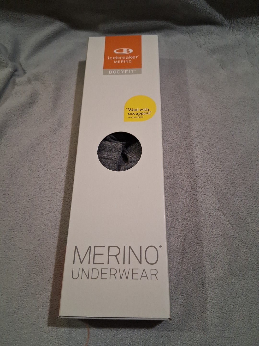 NEW icebreaker Bodyfit Merino Women XS Siren Hipkini Panty Gray 150 All Season