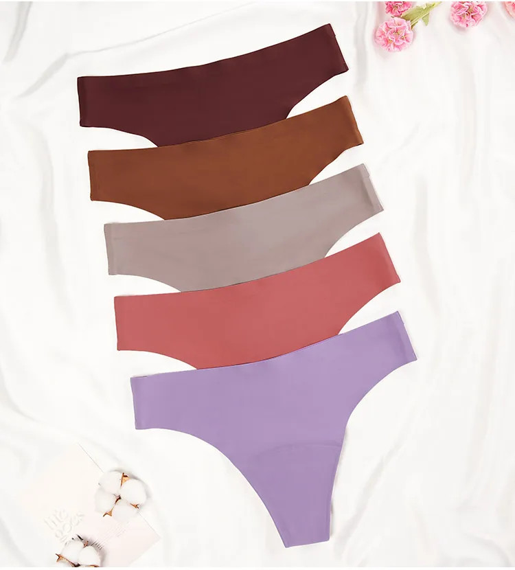 Period Thong Panties Low Rise Leak Proof Washable Light Flow Women’s Underwear