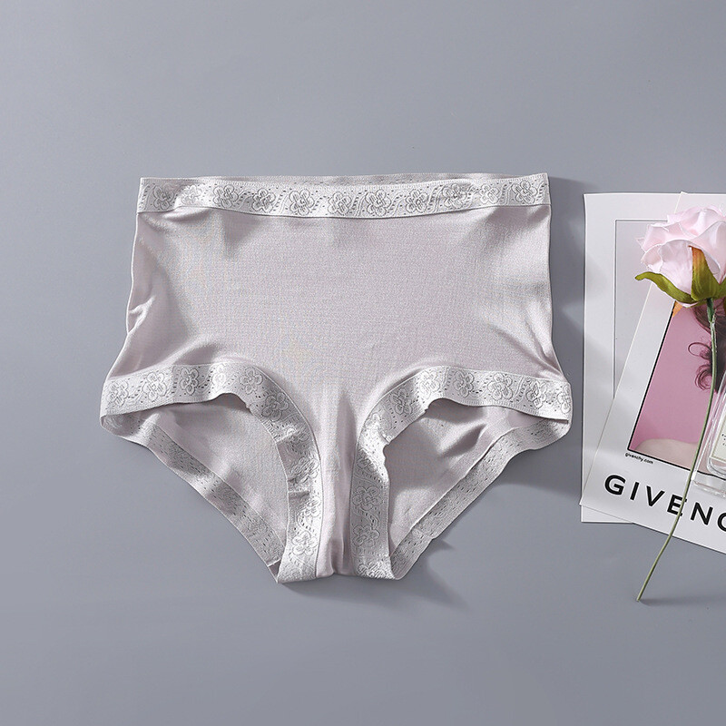 100% Mulberry Silk Underwear For Women Briefs Thin Cool Lady Mid-waist Panties