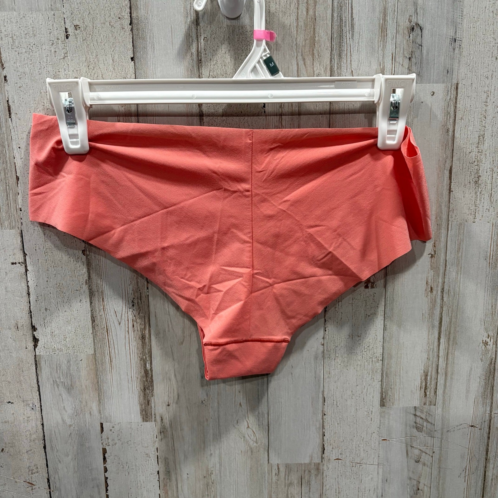 New Victorias Secret PINK Coral Cheekster Panty Seamless Underwear XL