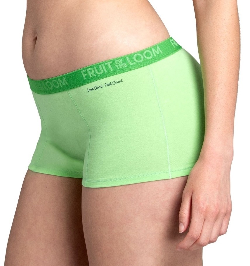 SZ 7 Fruit of the Loom SIGNATURE ENERGIZE BOY SHORTS 6PK 94%Cot/6%Spandex+Gift