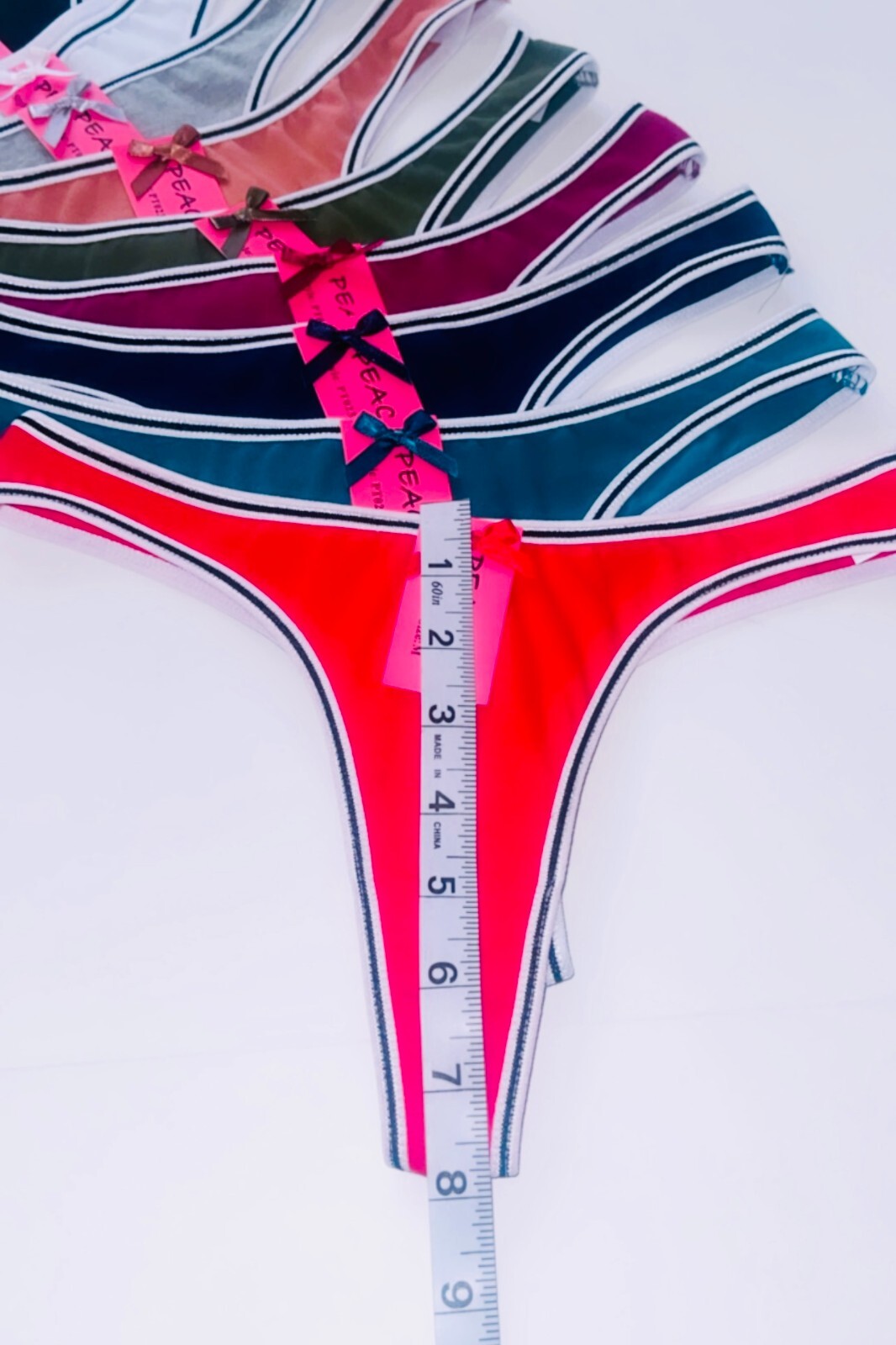 6 Packs Lot Womens Cotton Panties Thongs G-string Bikini Briefs T-back Underwear