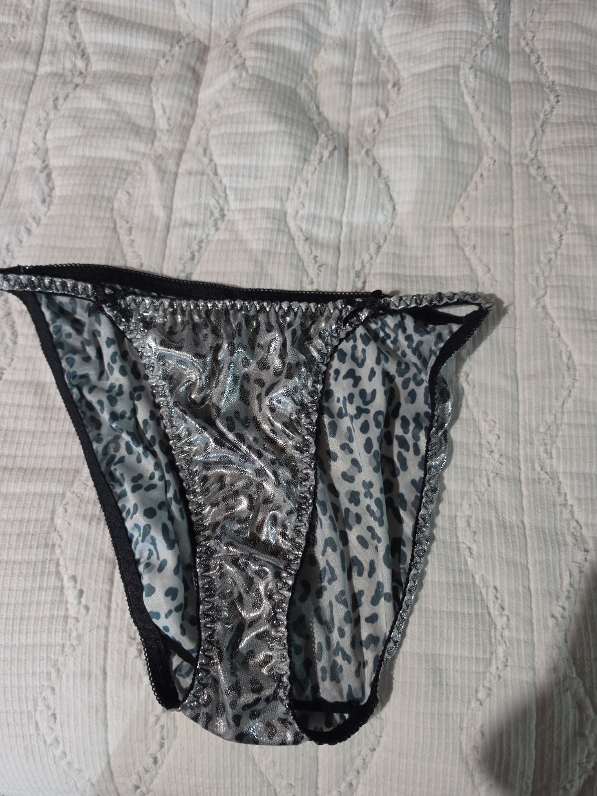 Shiny Metallic Body Bikini Panty Size Large
