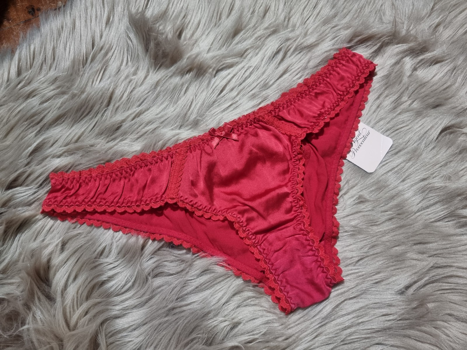 AGENT PROVOCATEUR Tammi Brief Red Size 3 BNWT
