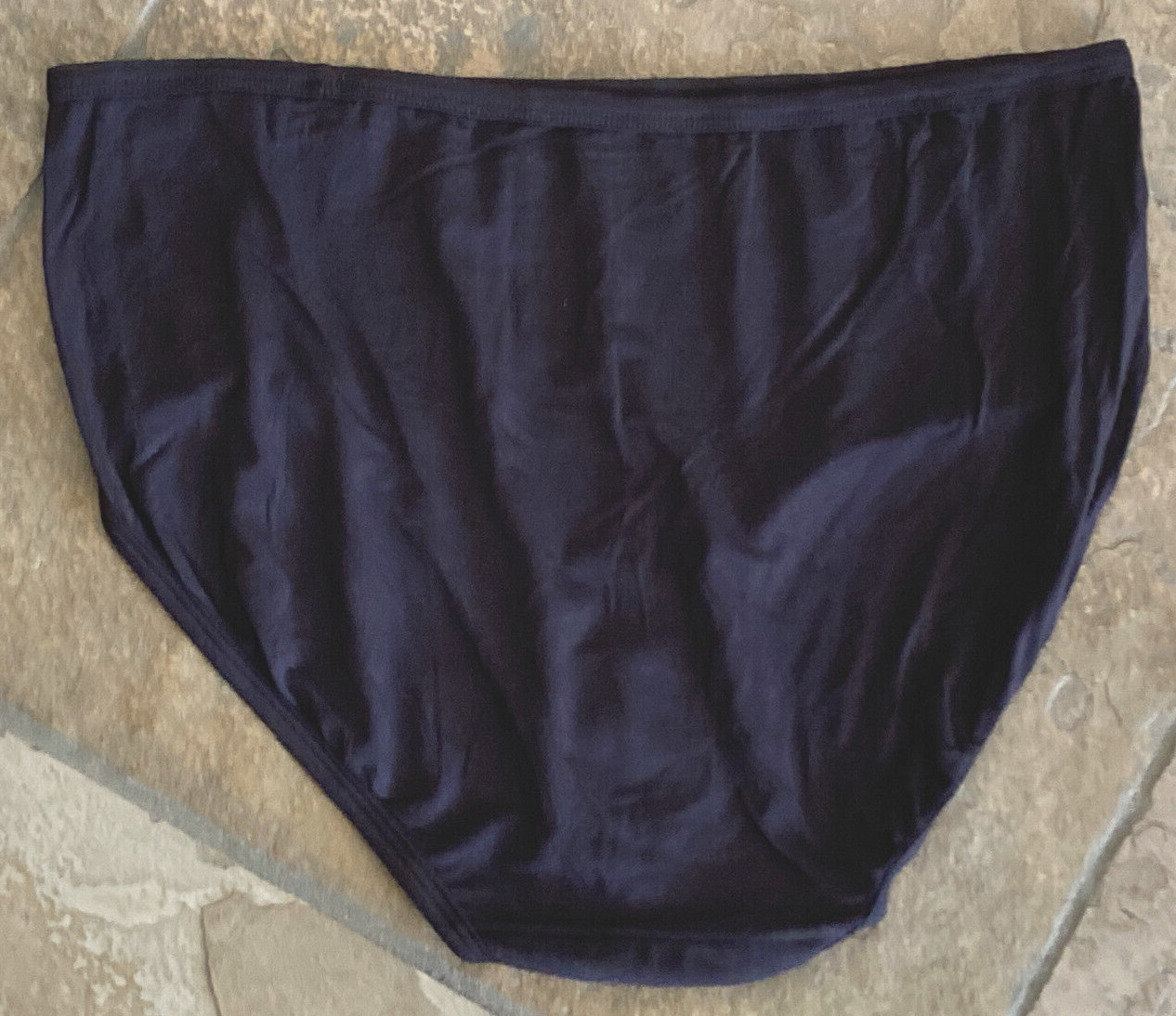 Jockey Size 6 Black Super Soft Elance Hi Cut Modal Blend Panty NWOT