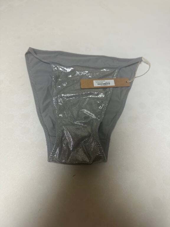 Skims Silver Shiny Panties XXS w34