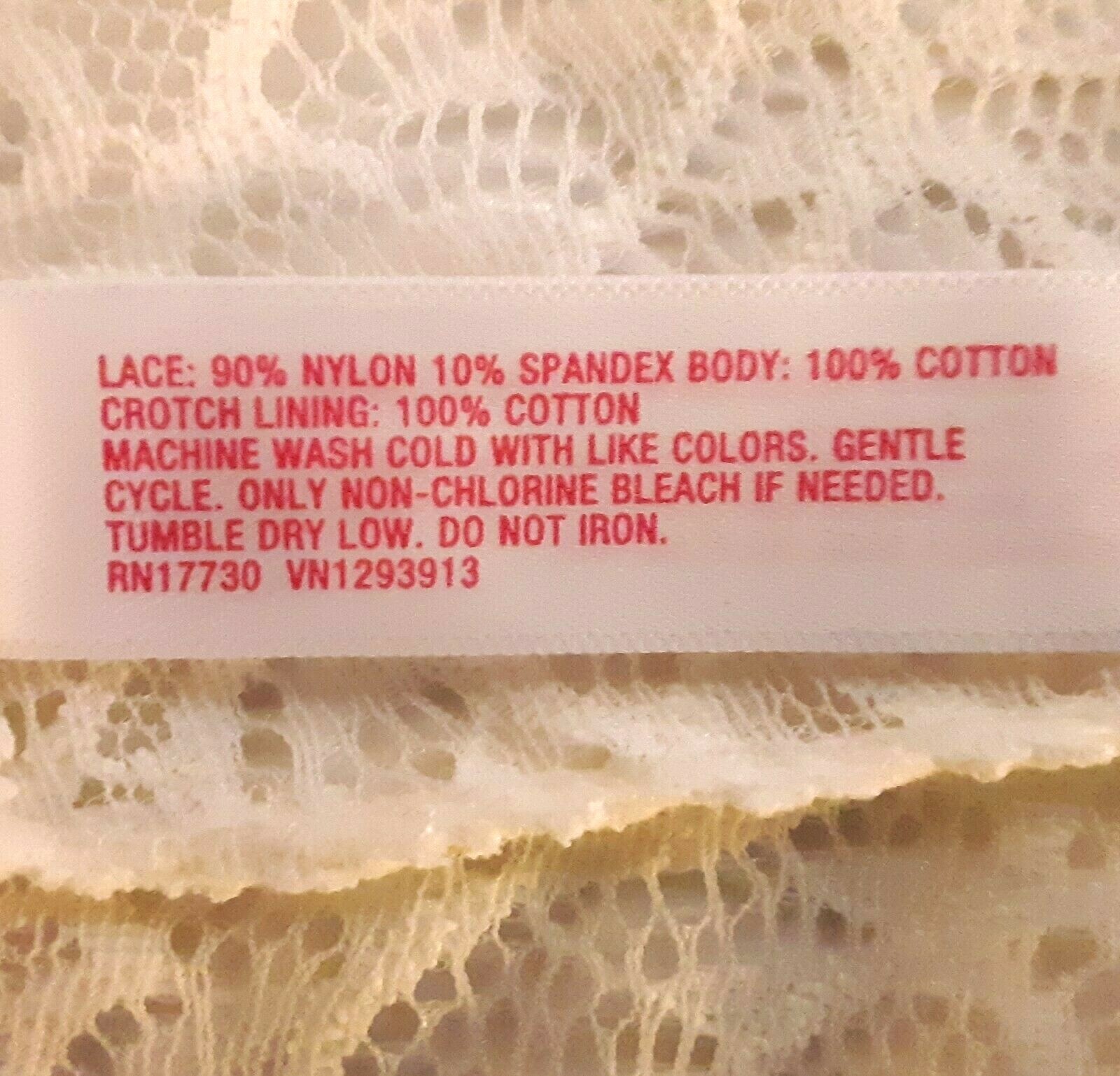 Xhilaration Womens Boyshort Size L XL Wide Lace Cheeky Almond Cream Panties NWT