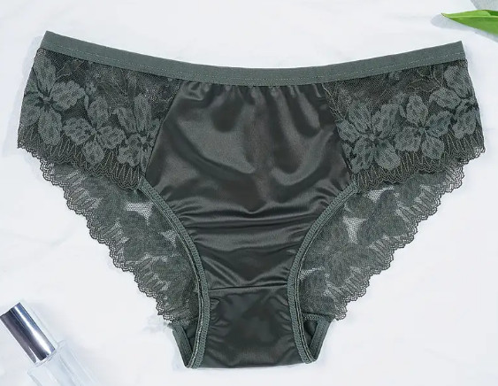 5 Pack Satin & Lace Brief Cheeky Panty Hot Sexy Naughty Fun Flirty Size 2XL 🔥