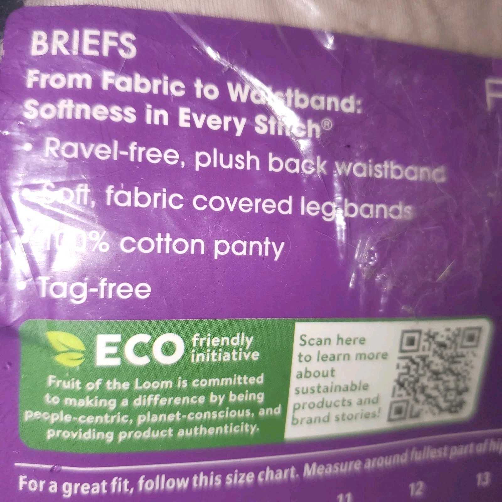 HANES Woman Sz 9 Tagless 100% Cotton Briefs 9 pk NEW/Open Pkg Various Colors