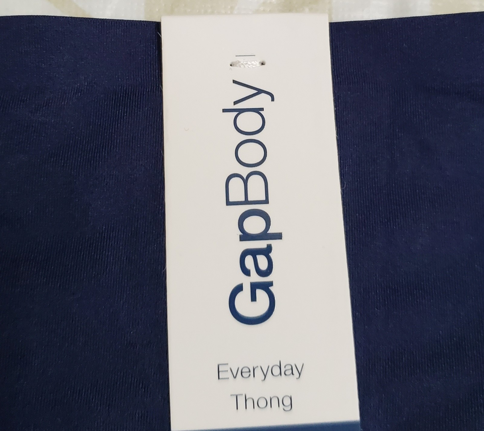 Gap GapBody Womens Everyday Essentials Laser Bonded Thong Underwear Elysian Blue