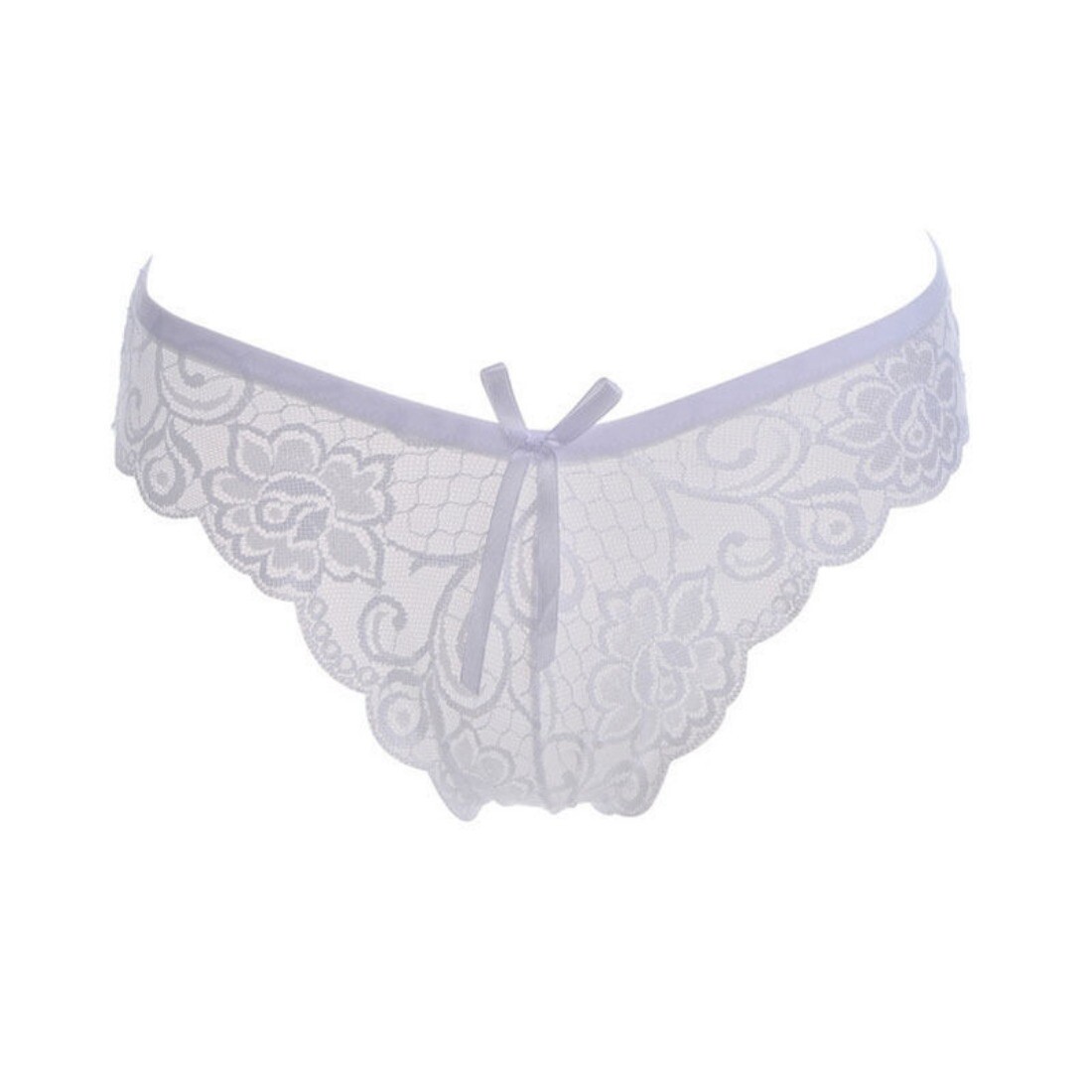4PCS Womens Sexy Lace V-string Briefs Thongs G-string Lingerie Underwear Panties