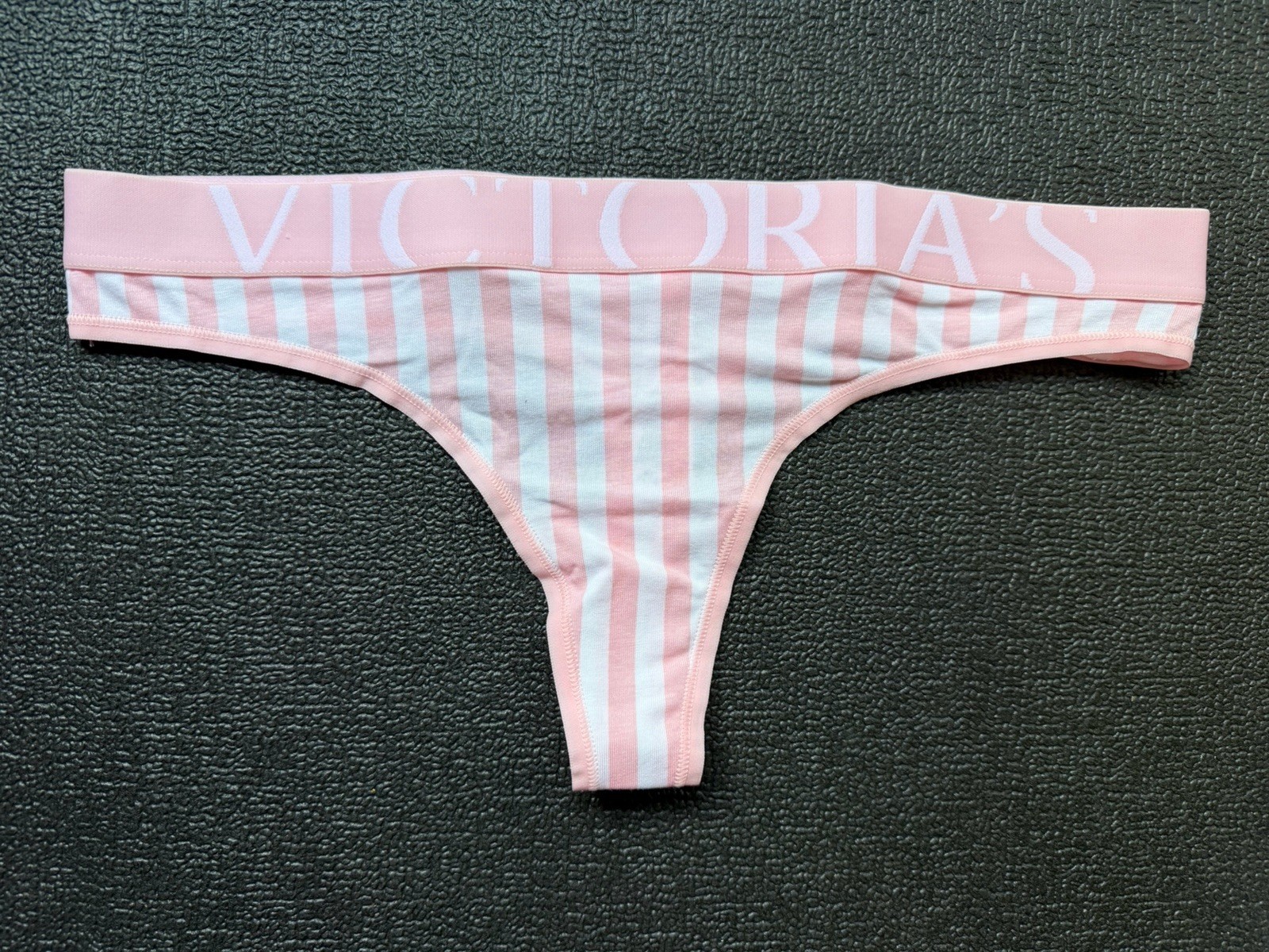 5 Pack Victoria’s Secret sz M Logo Cotton Thong String Panties Bundle Lot Set