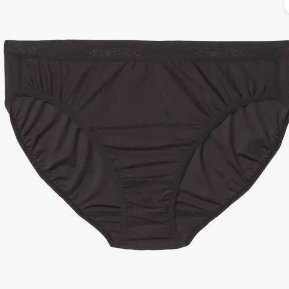 ExOfficio Women’s Give-N-Go 2.0 Bikini Brief Travel Perfor, Black, Size XXL, NWT