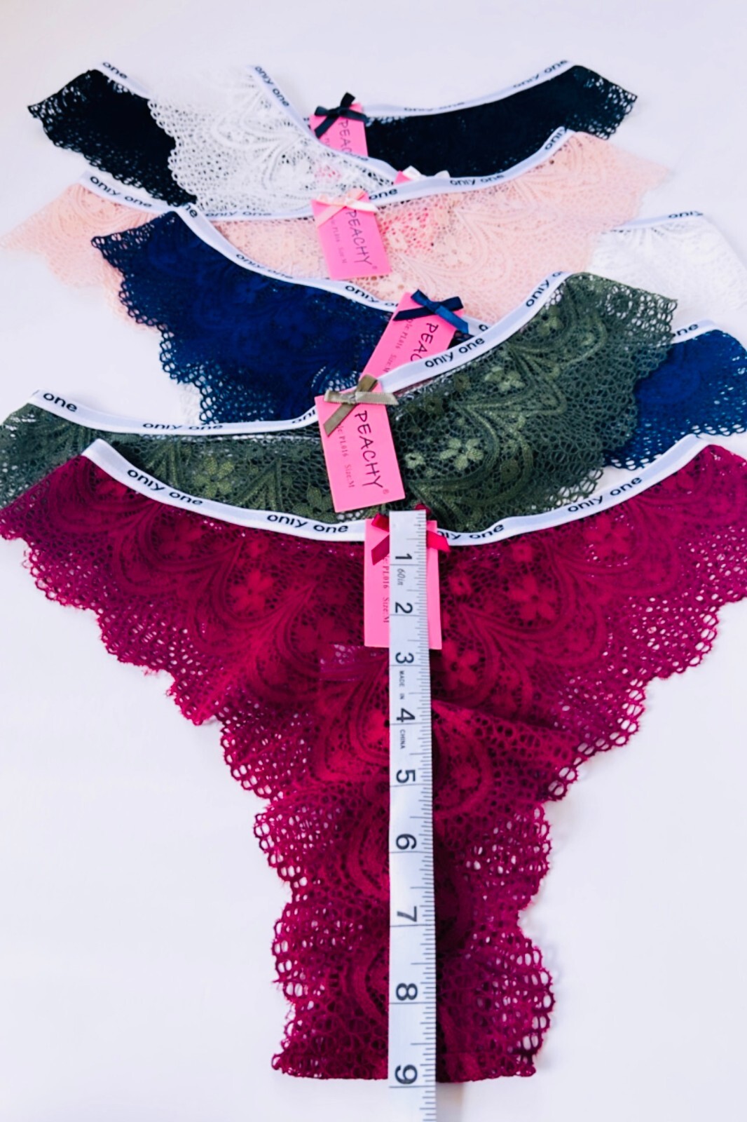 6 Pack Women Seamless Lace G-string Briefs Panties Lingerie Underwear Knickers M