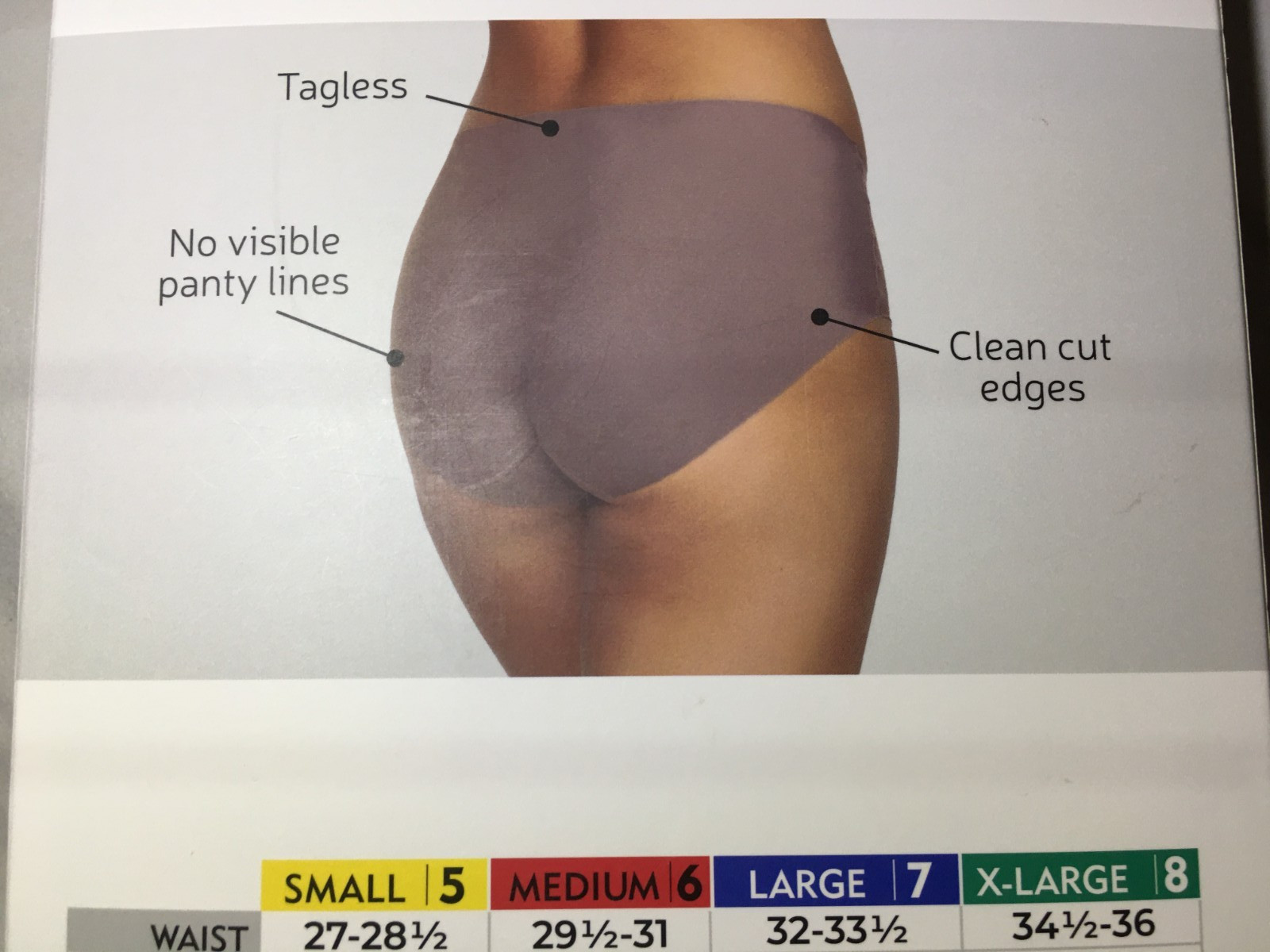 Black Bow, 5-Pack Women Clean Cut Hipster, Size XL, Underwear, MultiColors New