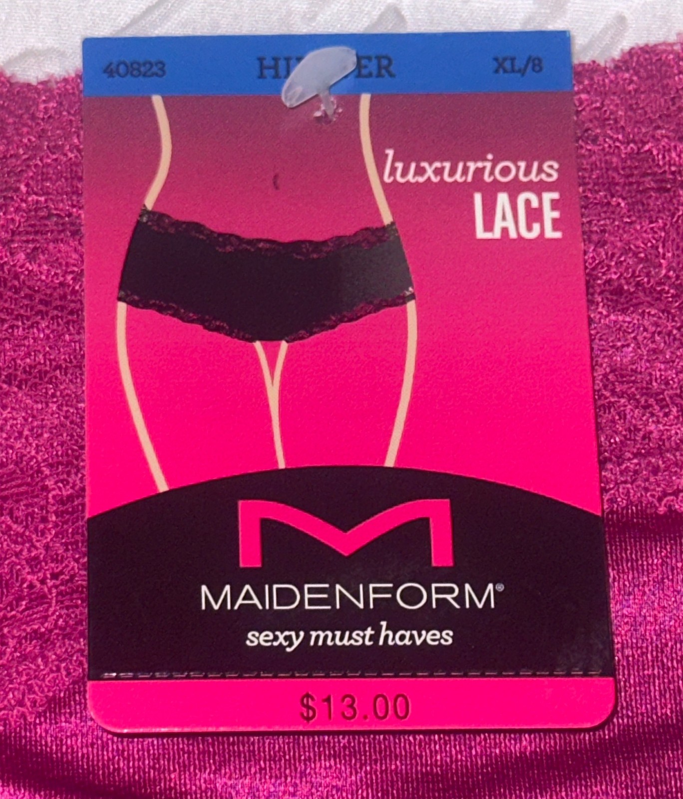 MAIDENFORM Sexy Must Haves Luxurious Lace Cheeky Hipster Panty Womens S M XL 2XL