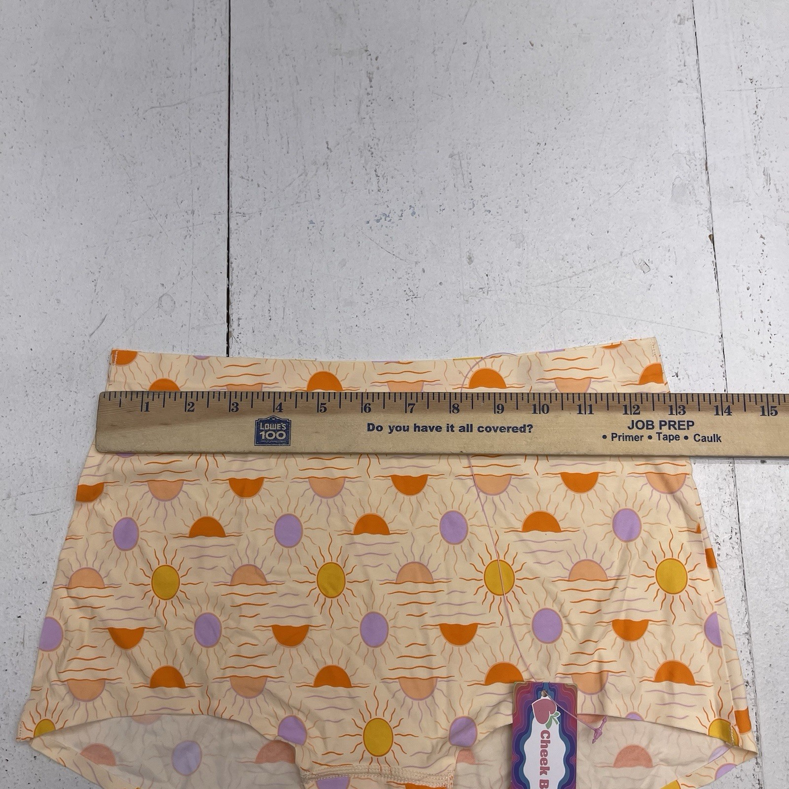 Cheek Boss Sunrise Printed High Waisted Boyshort Underwear Women’s Size Large