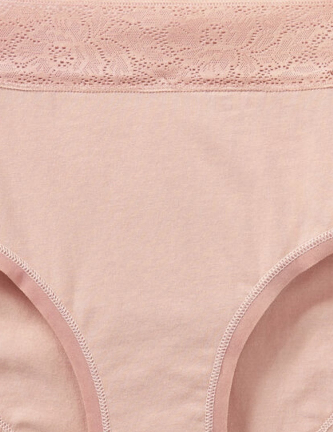 Duluth Women’s Free Range Underwear Modern Lace Top Brief/ Pink ~ Small (6-8)