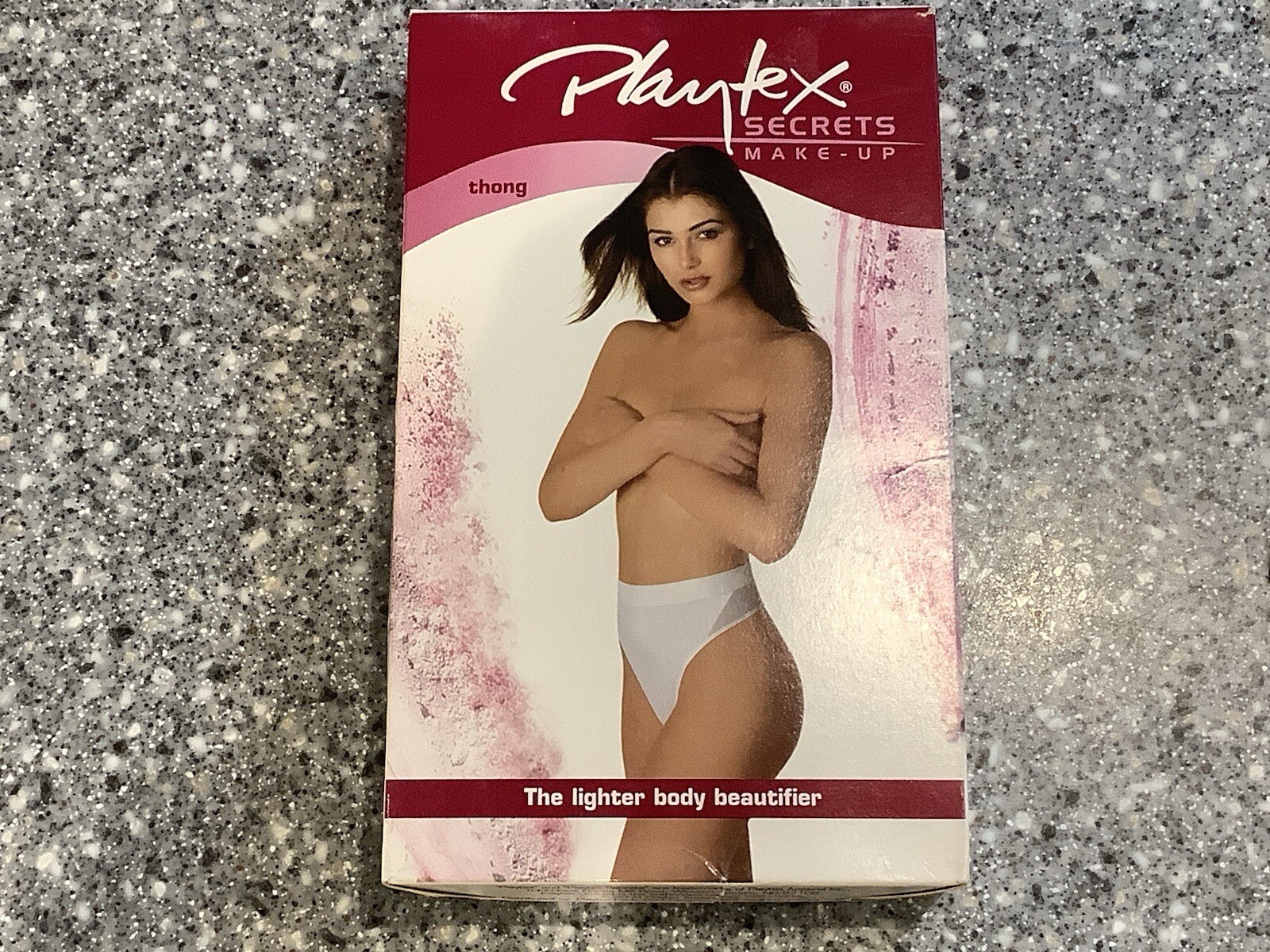 PLAYTEX SECRETS BLACK THONG XL(14~16} STYLE 4088