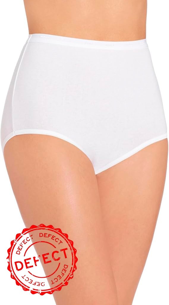 NWD BALI Stretch Brief Panty WHITE M
