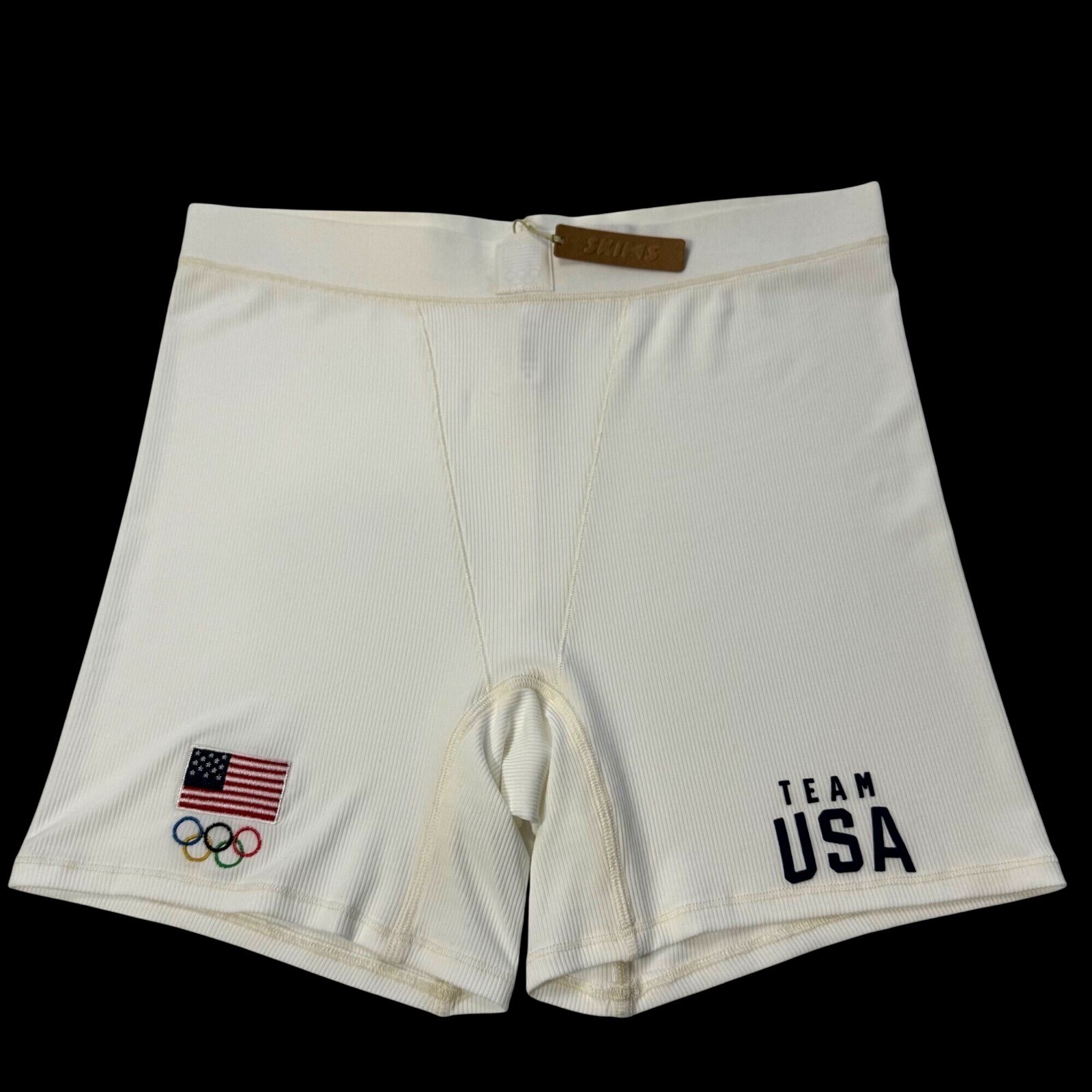 SKIMS Soft Lounge Boxer Short Team USA White XL