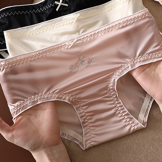 5 Pack Lot Sexy Womens Silky Satin Panties Underwear Ladies Lingeries Briefs