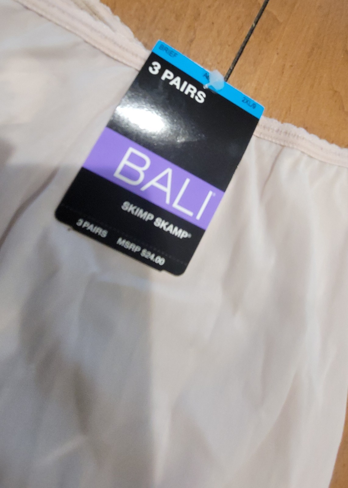 Bali Skimp Skamp Women’s Briefs 2X/9 NEW