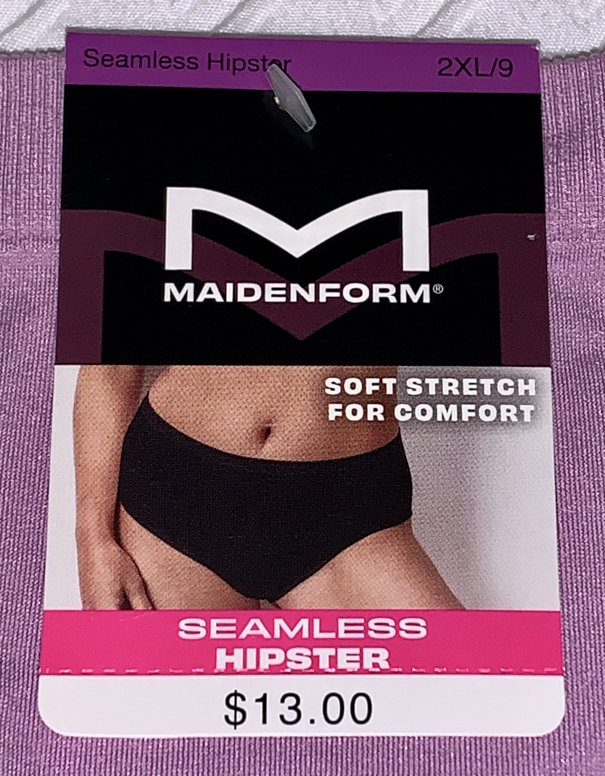 MAIDENFORM M Seamless Sojourn Lilac Hipster Panty Womens Sz S 5 M 6 XL 8 2XL 9